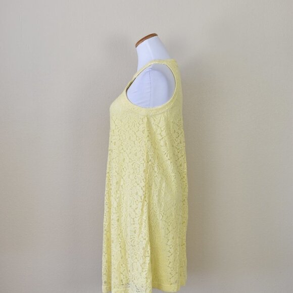 Betsey Johnson Yellow Lace Dress 2 - Picture 2 of 7